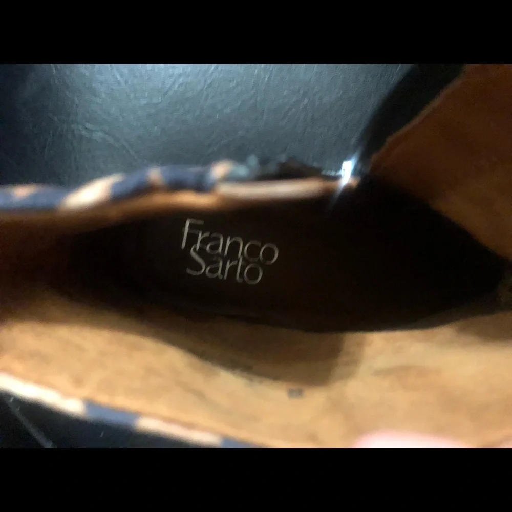 Franco Sarto Leopard Print Boots - Picture 10 of 11